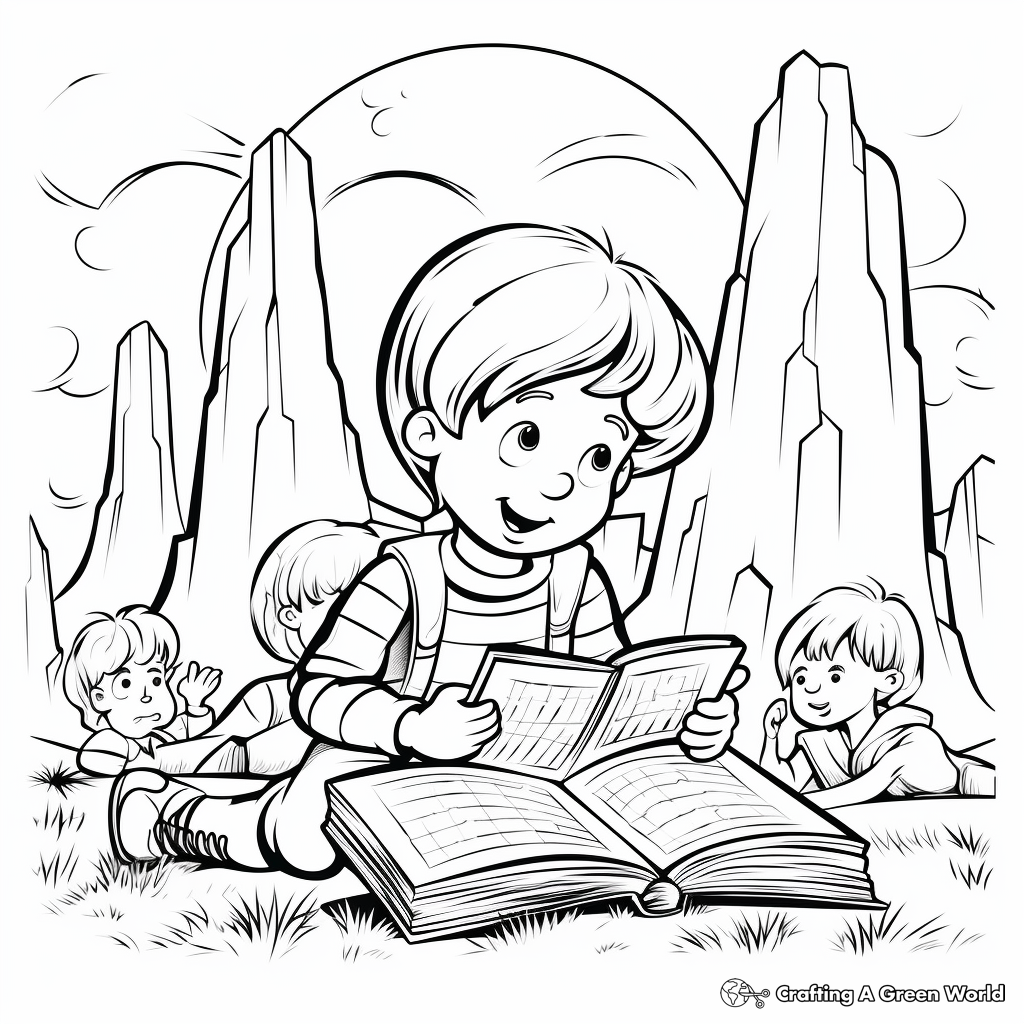 Lords prayer coloring pages