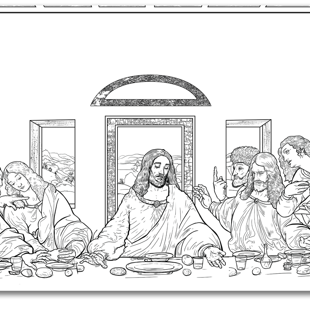 Life of jesus coloring book