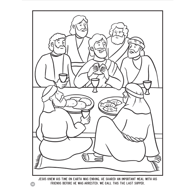 Jesus loves you coloring book