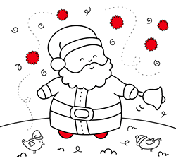 Free christmas coloring pages for kids