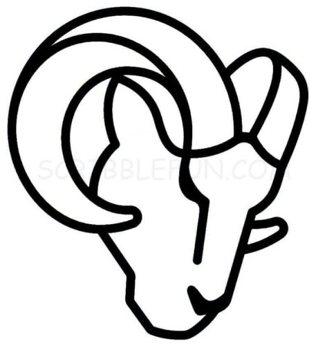 Free printable los angeles rams coloring pages