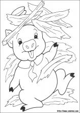 The three little pigs coloring pages on coloring