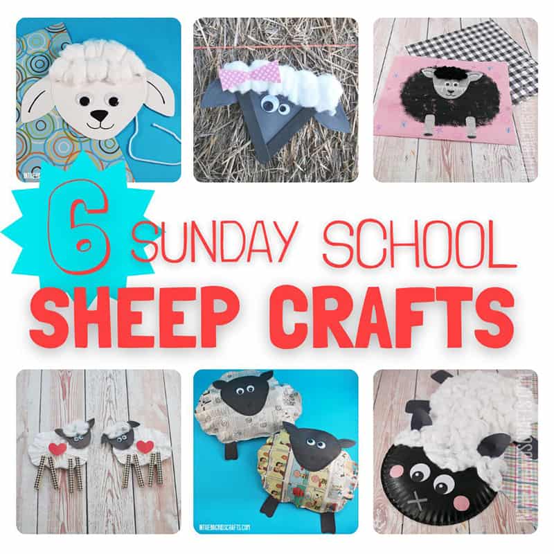 Sheep crafts for sunday school â in the bag kids crafts