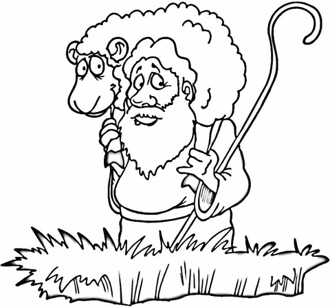 Lost sheep coloring page free printable coloring pages