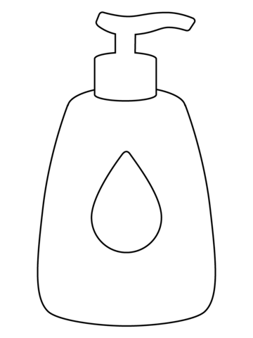 Lotion bottle emoji coloring page free printable coloring pages