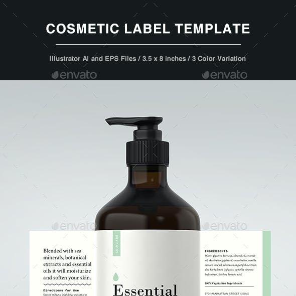 Shampoo label graphics designs templates