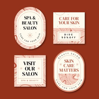 Lotion label vectors illustrations for free download