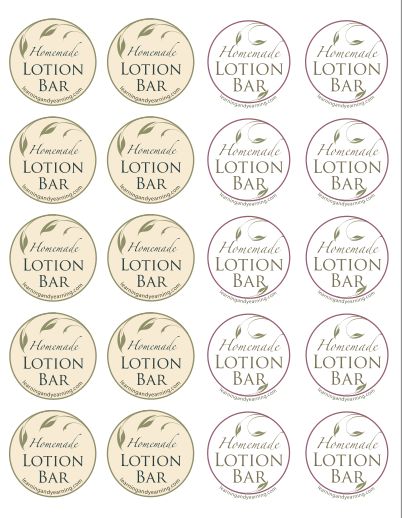 Free printable lotion labels diy lotion lotion bars packaging lotion bars