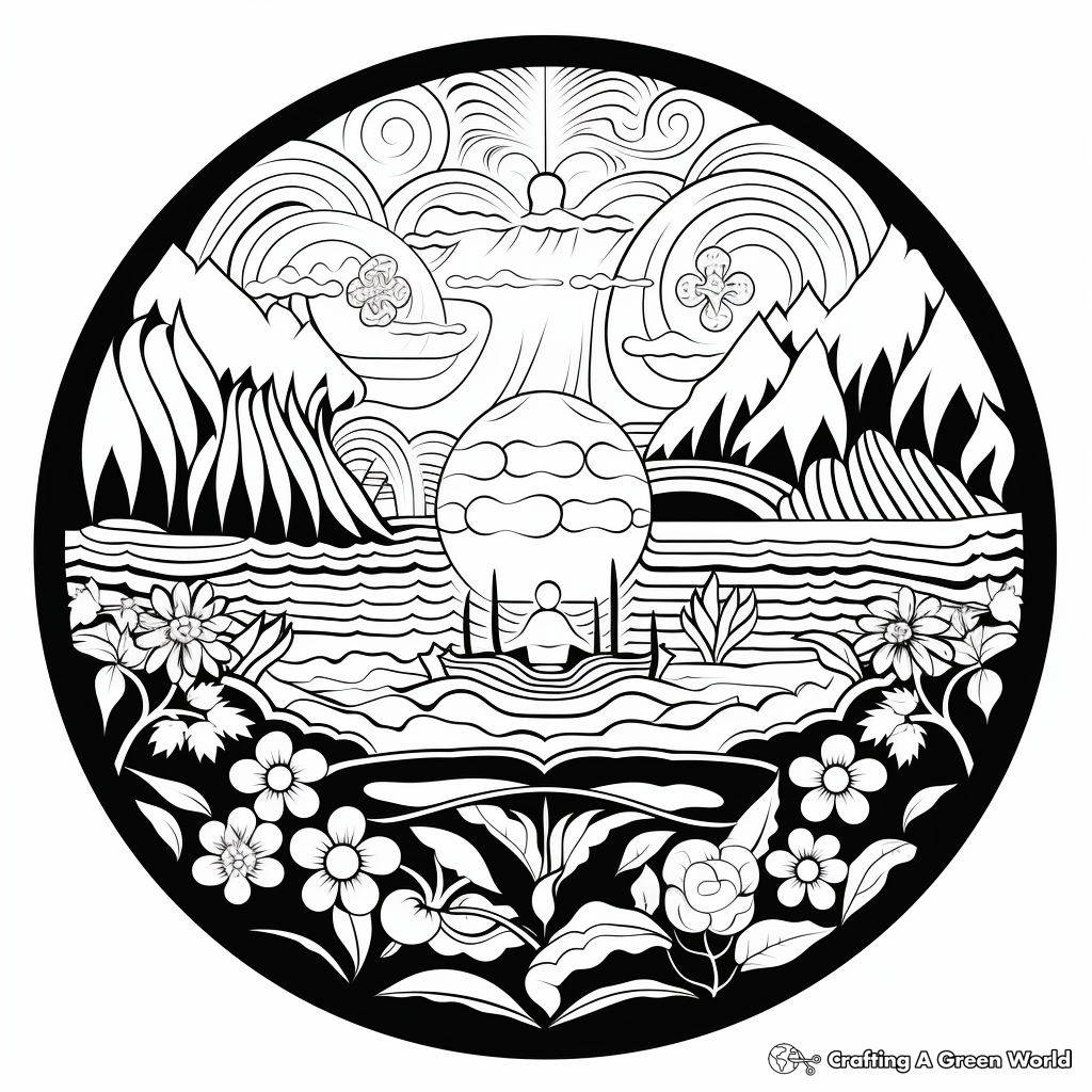 Mindfulness coloring pages