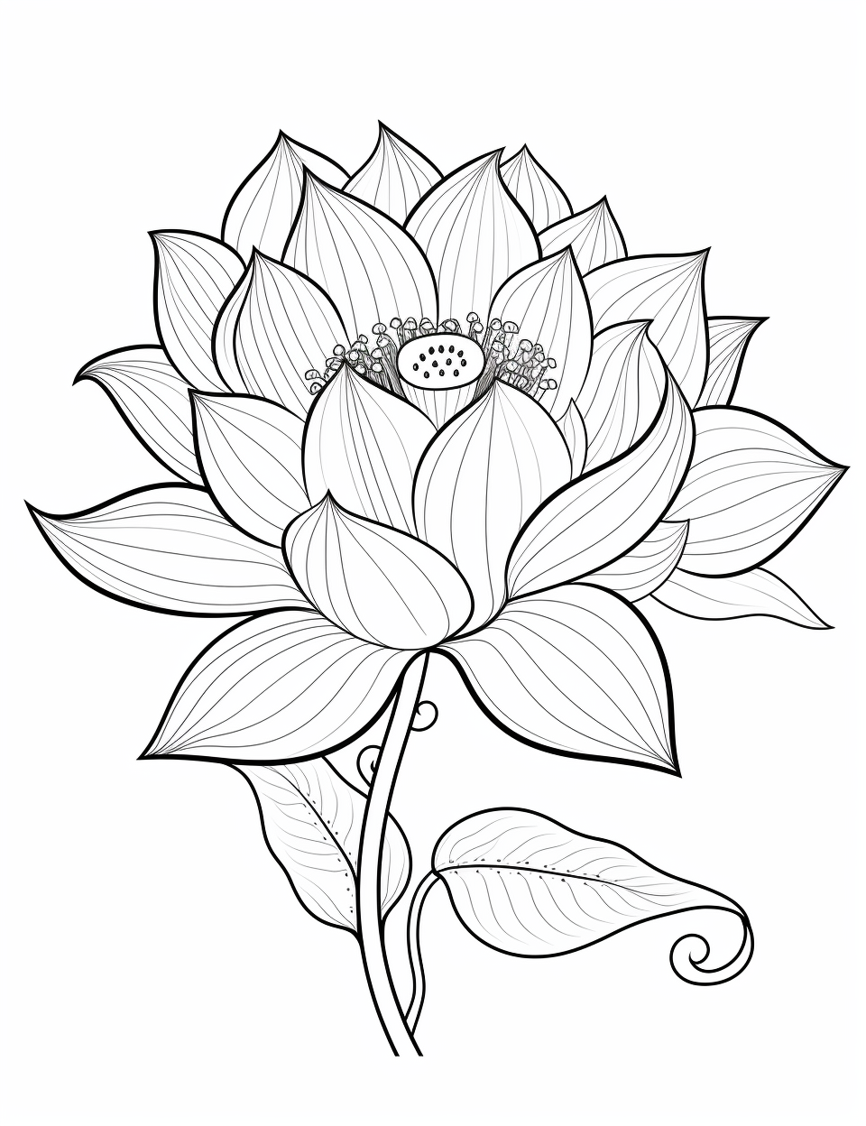 Lotus flowers coloring books for children years old coloring pages