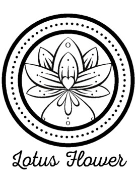 Mindfulness yoga free lotus flower coloring sheet by challenge to change