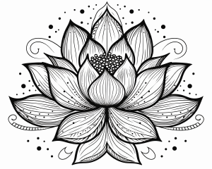 Lotus printable pages