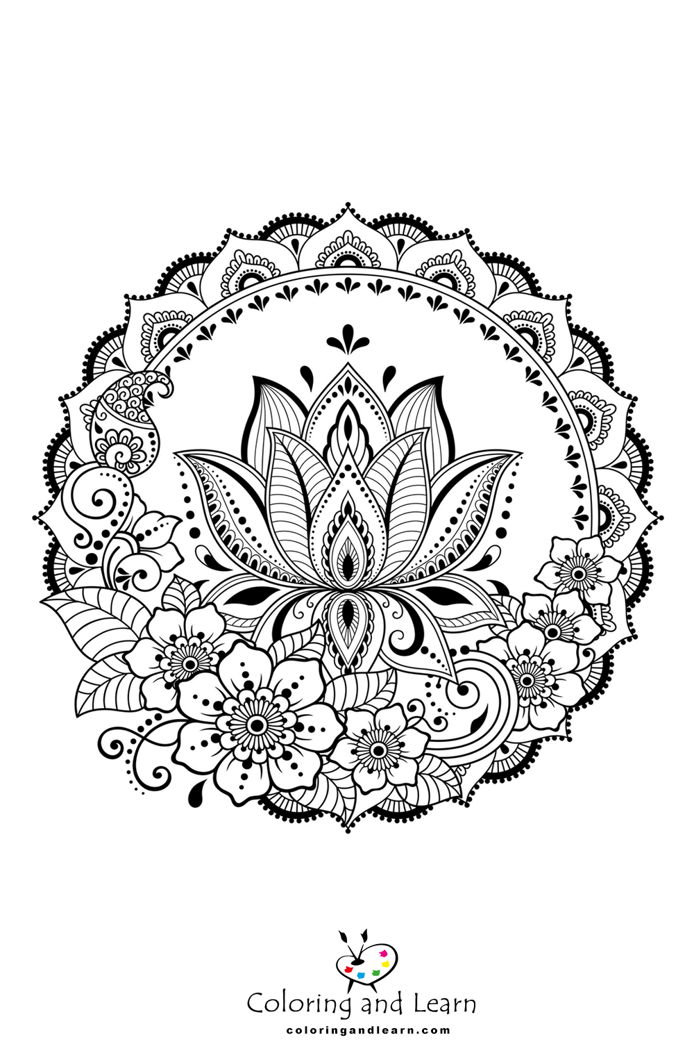 Printable mandala coloring pages rcoloringpages