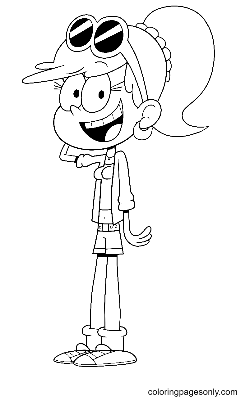 The loud house coloring pages printable for free download