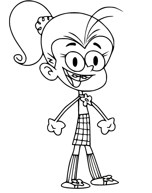 The loud house coloring pages printable for free download