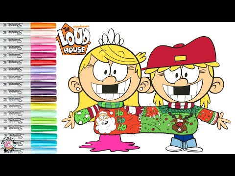 The loud house coloring book pages