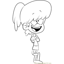 The loud house coloring pages for kids printable free download