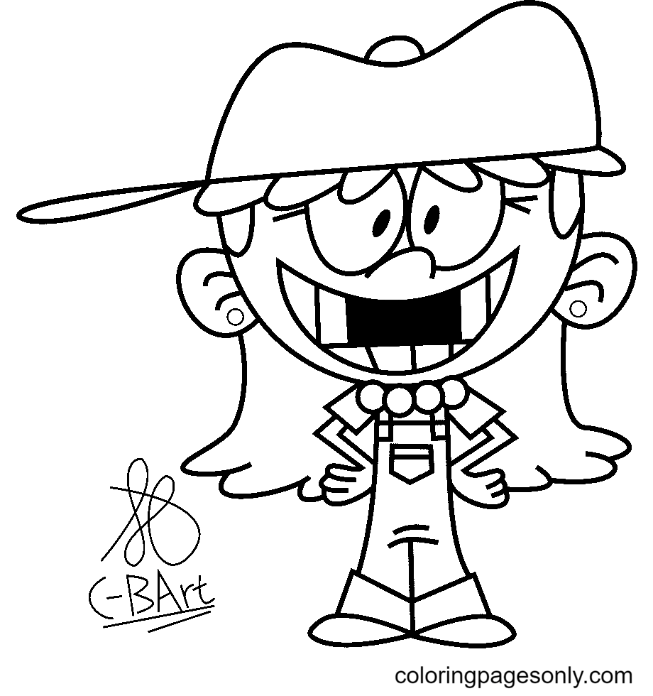 The loud house coloring pages printable for free download