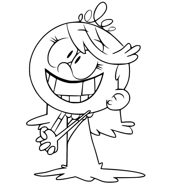 The loud house coloring pages