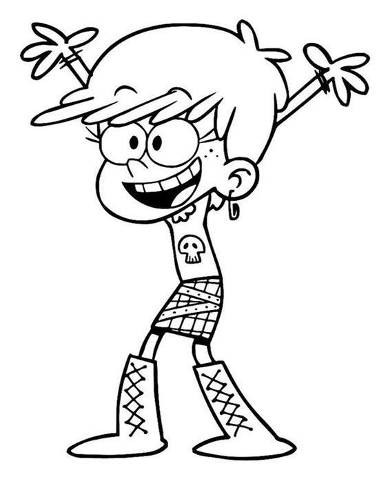 Free easy to print loud house coloring pages house colouring pages cartoon coloring pages coloring pages