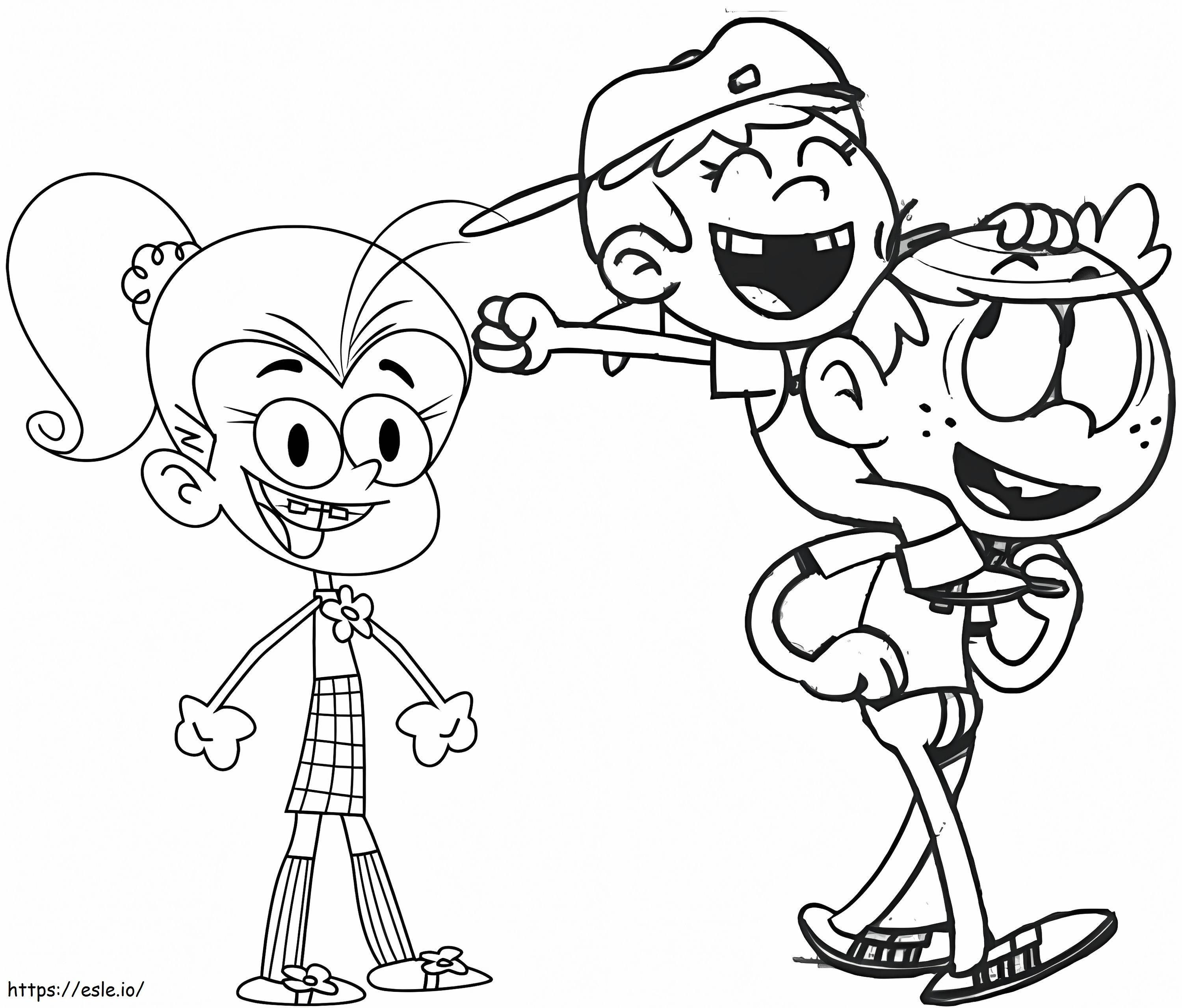 The loud house coloring page