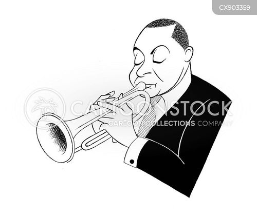 Louis armstrong cartoons and ics