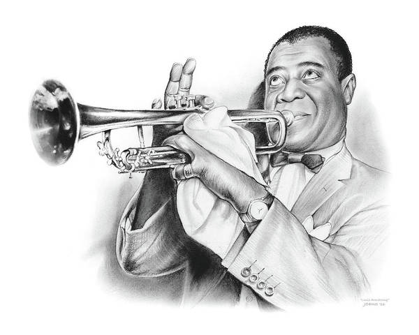 Louis armstrong art print by greg joens