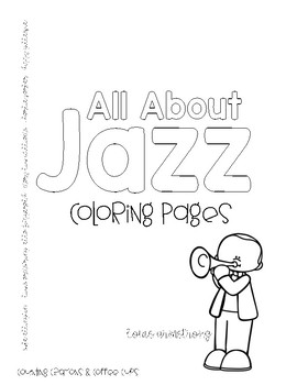 Louis armstrong coloring page tpt