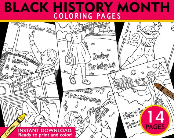 Black history month coloring pages african american history coloring pages african american leaders coloring sheets black history activity