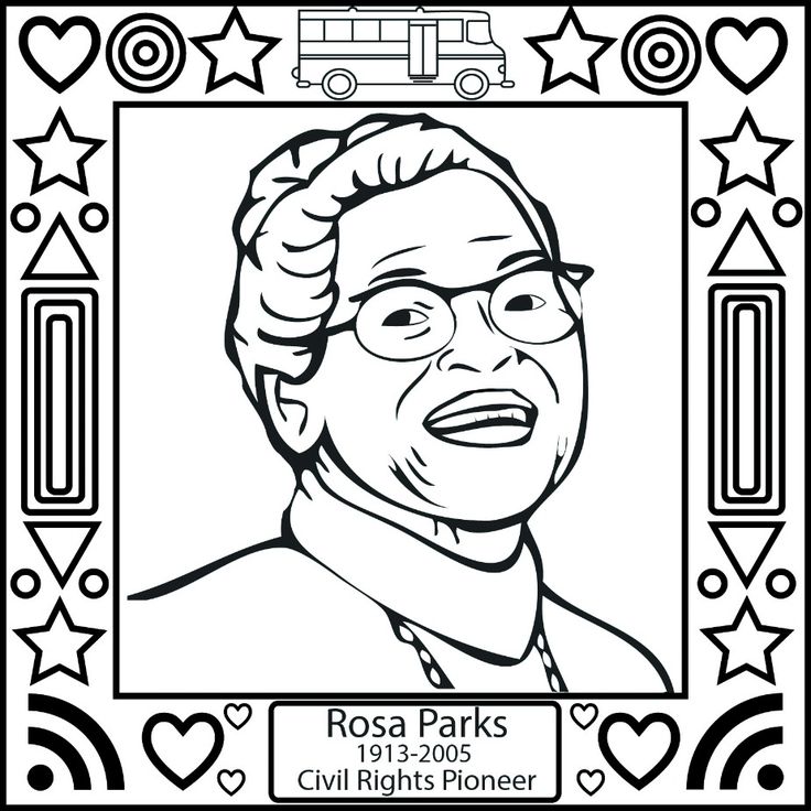 Black history month coloring pages