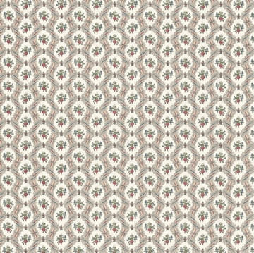 Gray Floral Designers Gallery Louis Nichole Vintage Fabric By The