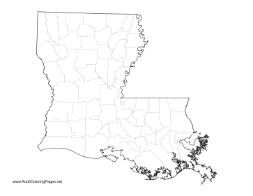 Louisiana coloring page