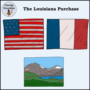 The louisiana purchase clip art by dandy doodles tpt