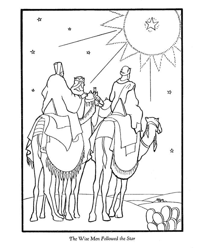 Bible printables the christmas story coloring pages