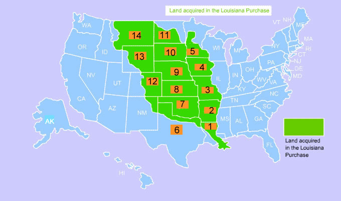 Louisiana purchase label