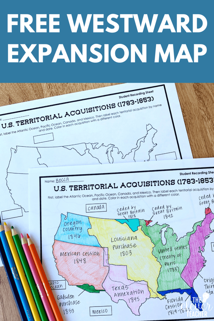 Free westward expansion map