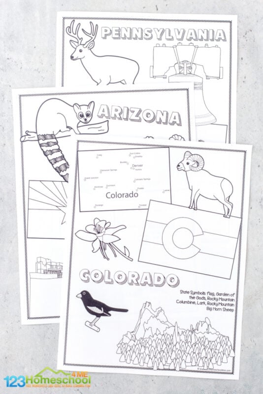 Ð free printable united states coloring pages for kids