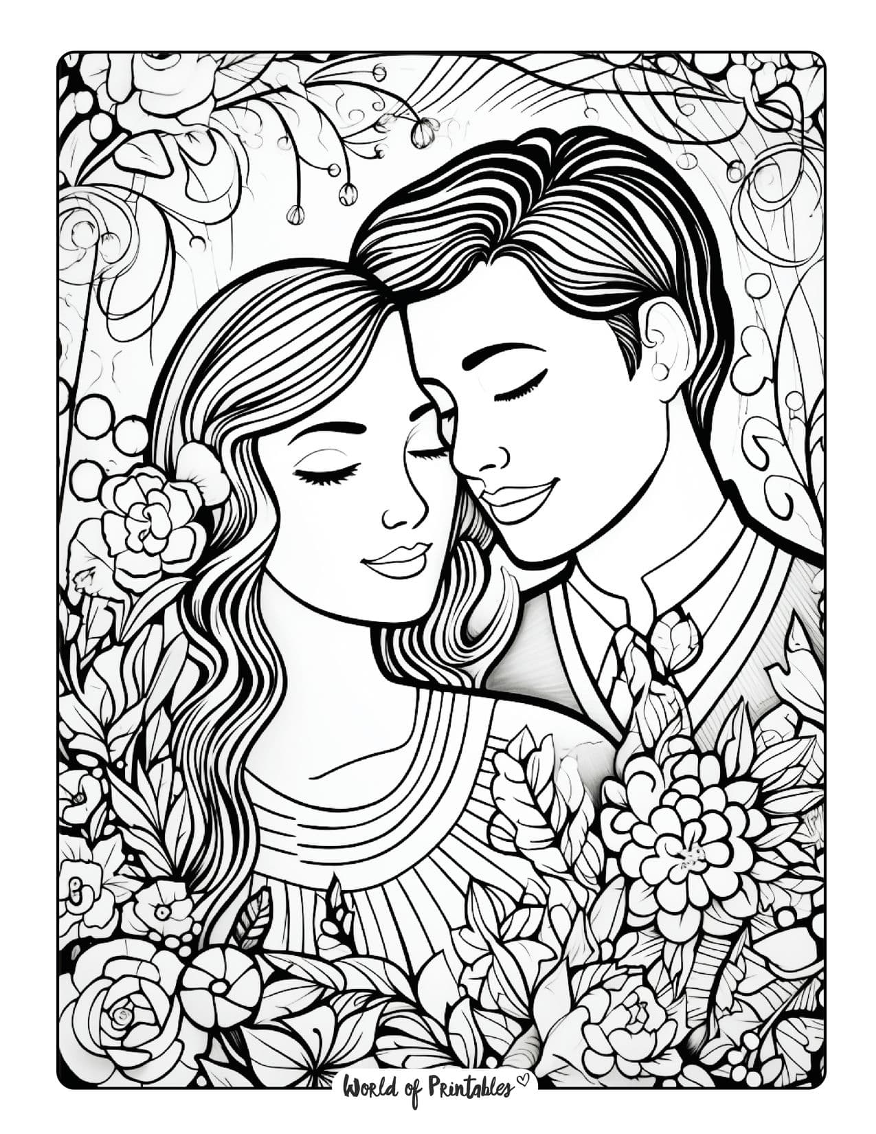 Love coloring pages