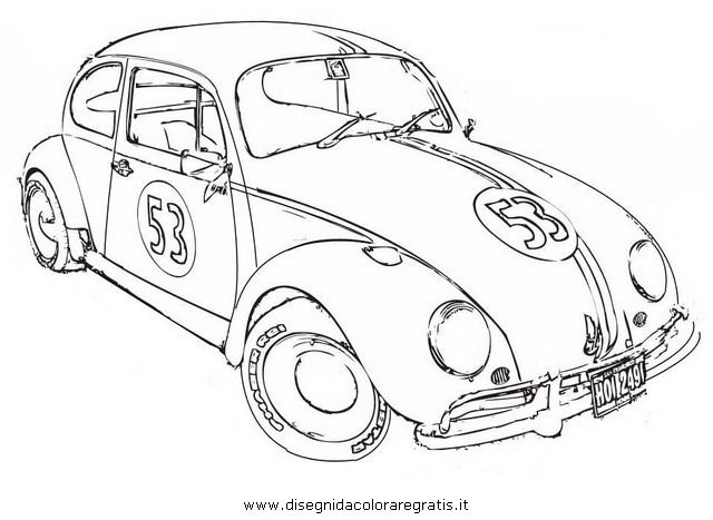 Love bug herbie the movie coloring page coloring pages coloring pages bug coloring pages belle coloring pages