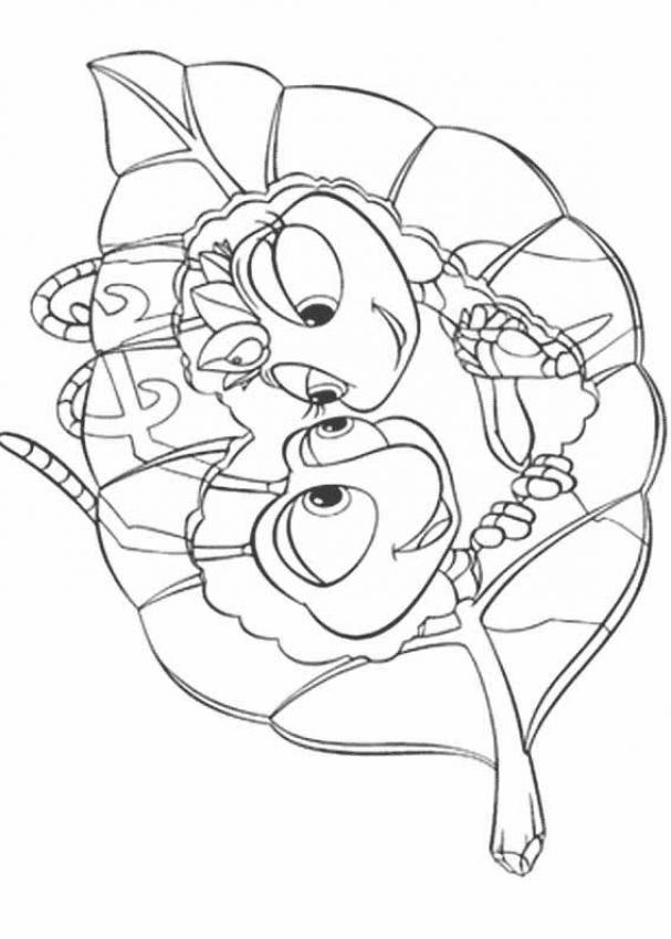 A bugs life coloring pages