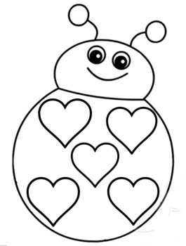 Love bug template by teaching progress over perfection tpt