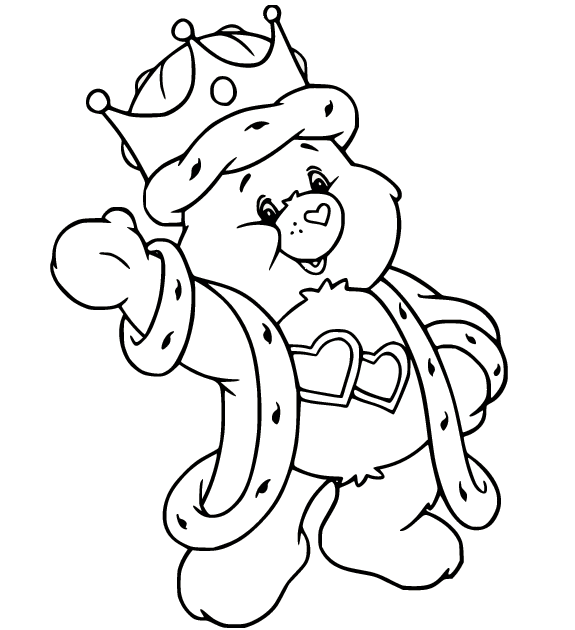 Care bears coloring pages printable for free download