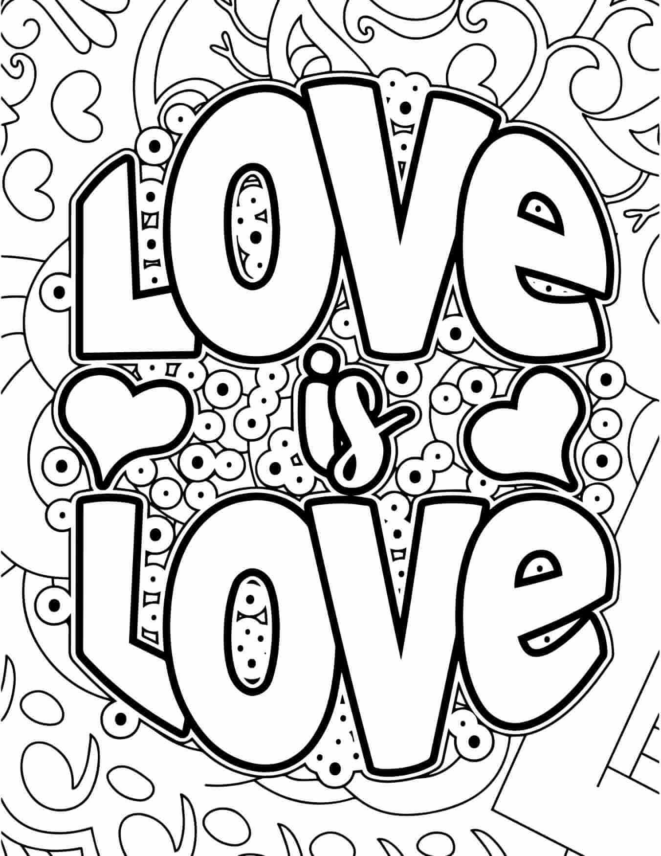 Free kindness coloring pages