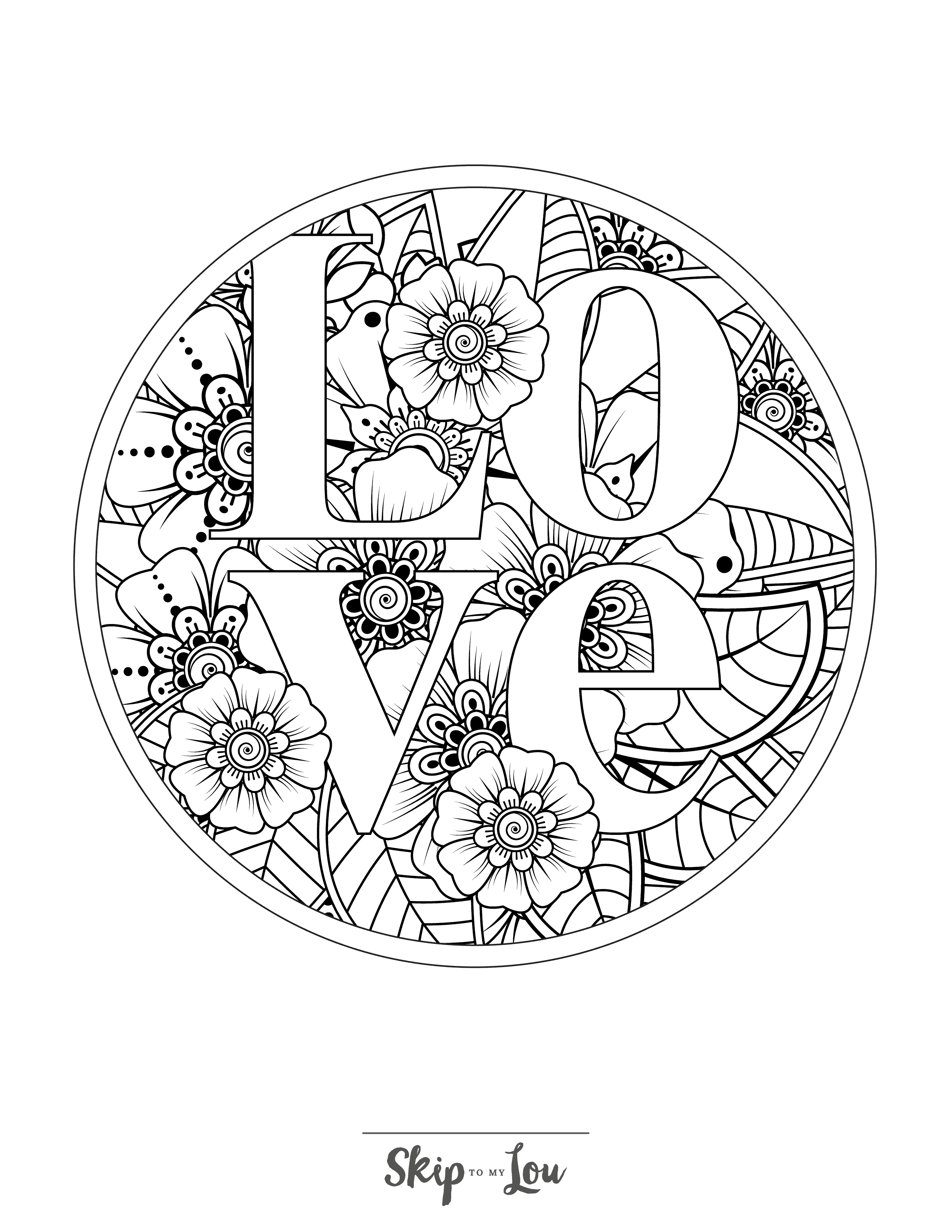 Fun free adult coloring pages skip to my lou