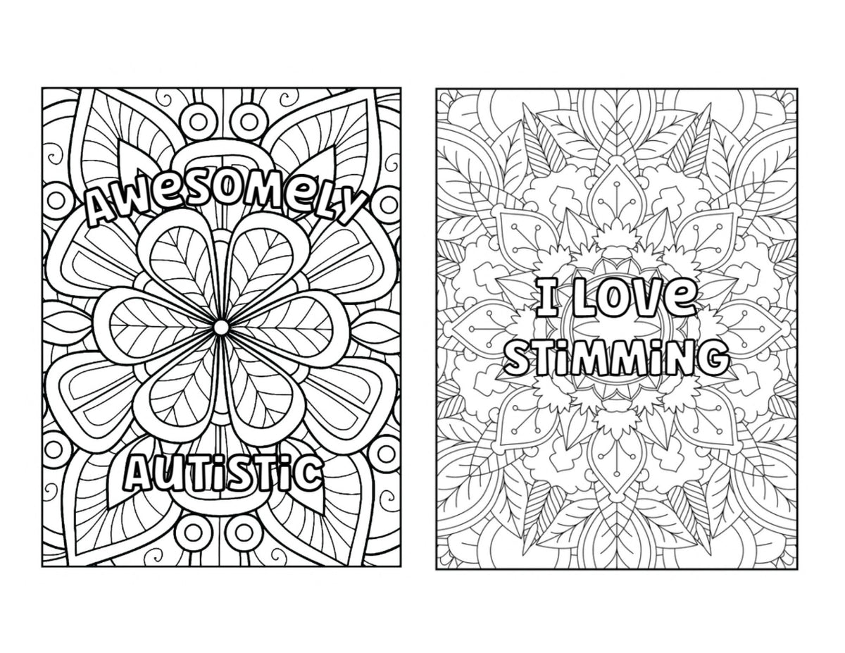 Coloring pages printable for autistic adultsâ the autistic innovator