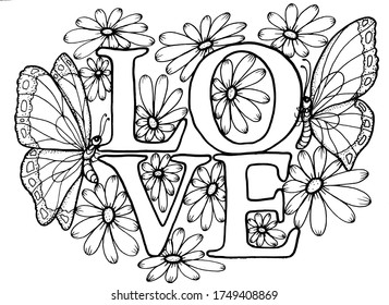 Romance coloring page images stock photos d objects vectors