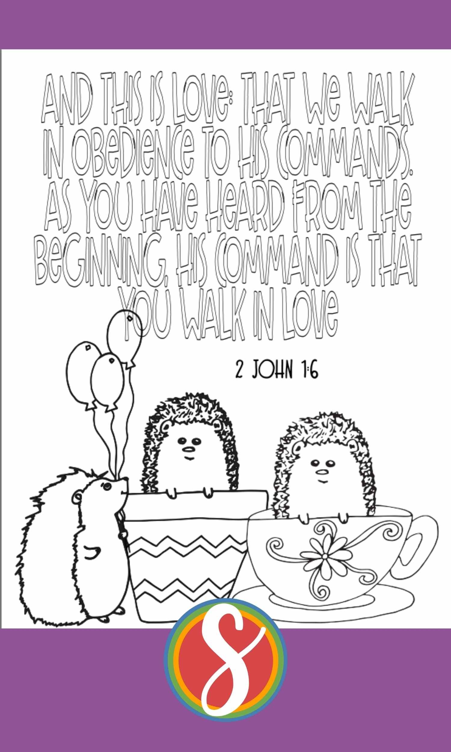 Love bible verse coloring pages â stevie doodles