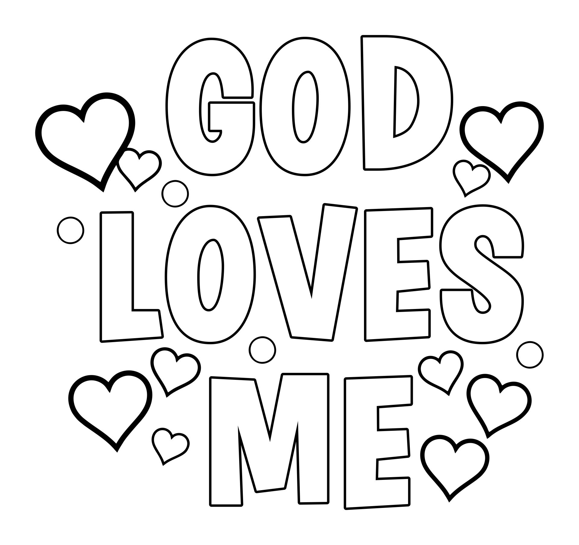 Best god loves me printable pdf for free at