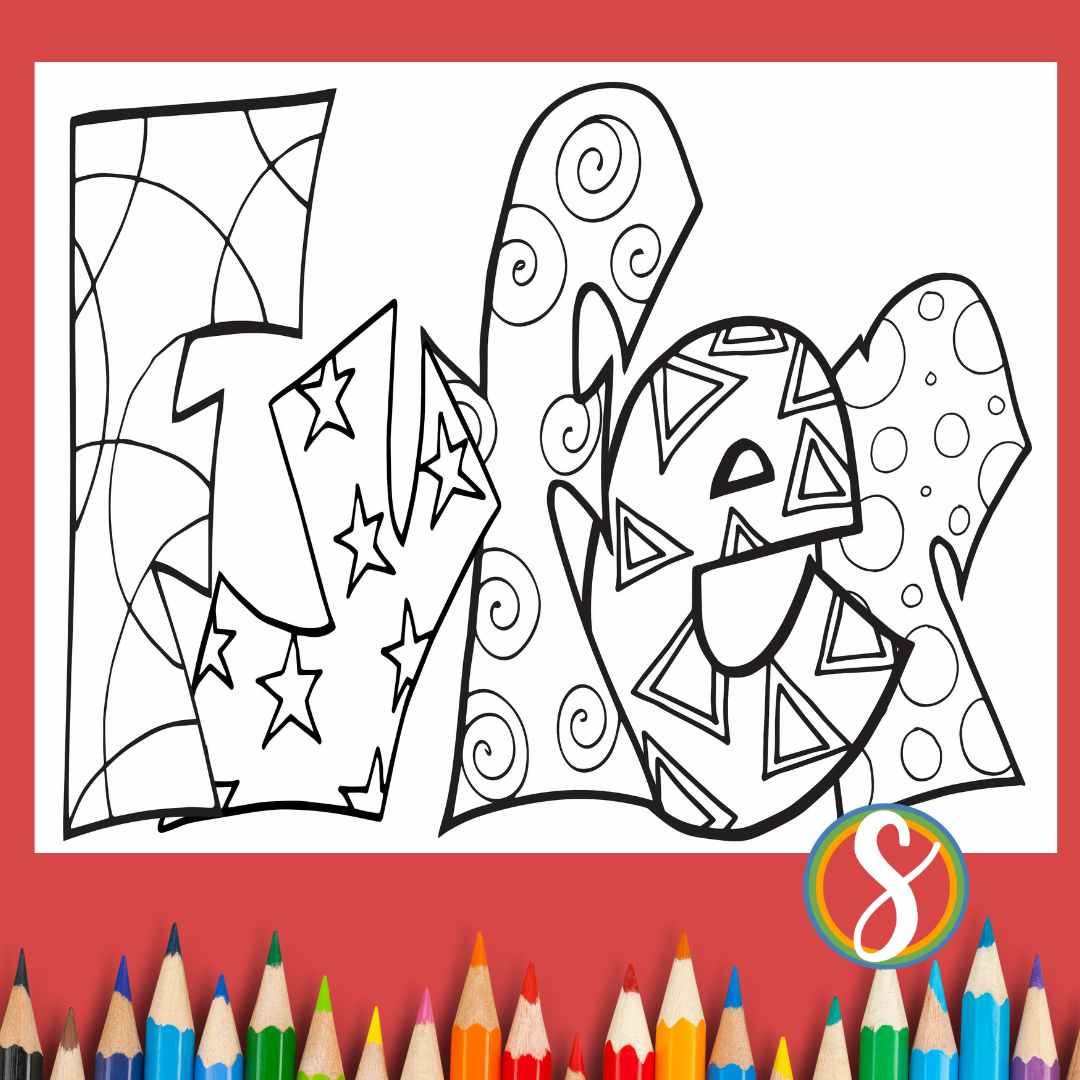 Free fyfer coloring page â stevie doodles