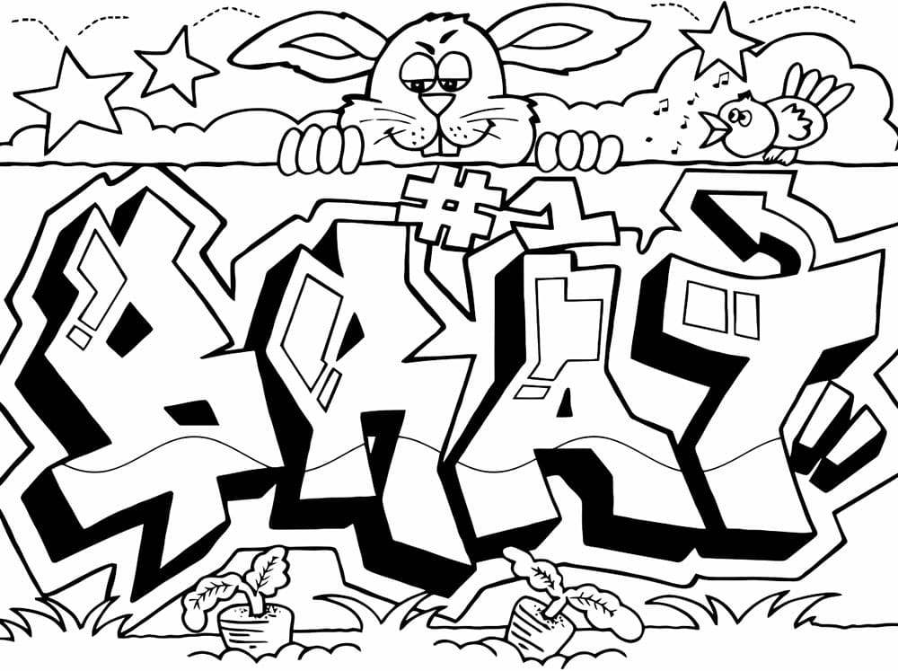 Graffiti coloring pages best printable coloring pages